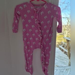 Posh Peanut Barbie Heads Ruffled Footie